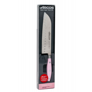 Нож японский Сантоку 180 мм Riviera Pink Arcos  (233554)
