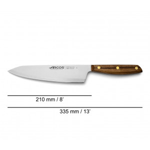 Нож поварской 210 мм Nordika Arcos  (166800)