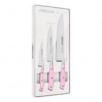 Набір ножів із 3-х предметів Riviera PINK Arcos  (855100)