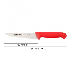 Нож кухонный 150 мм серия 2900 красный Arcos  290522