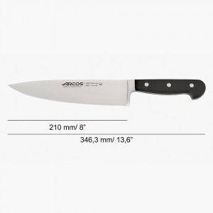 Нож поварской 210 мм, серия Classic pro Arcos  215100