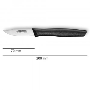 Ніж для чищення овочів 70 мм чорний Nova Arcos  188200