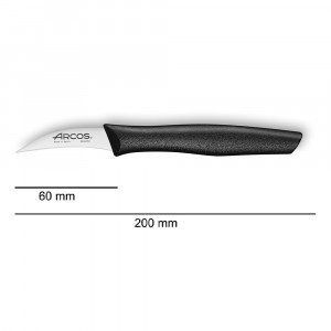Ніж для чищення овочів 60 мм чорний Nova Arcos  188300