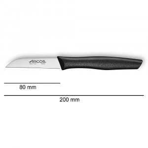 Ніж для чищення овочів 80 мм чорний Nova Arcos  188400