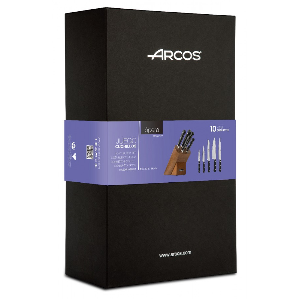 Набір ножів із 5- ти предметів з підставкою Opera Arcos  (227000)