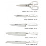 Набір ножів із 5-ти предметів з підставкою Riviera White Arcos  (234524)