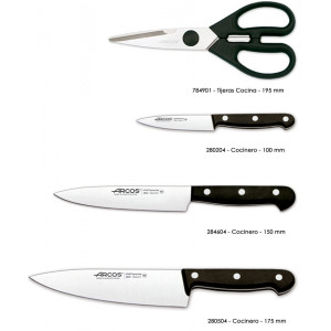 Набор ножей из 4-х предметов с подставкой Universal Arcos  (285000)