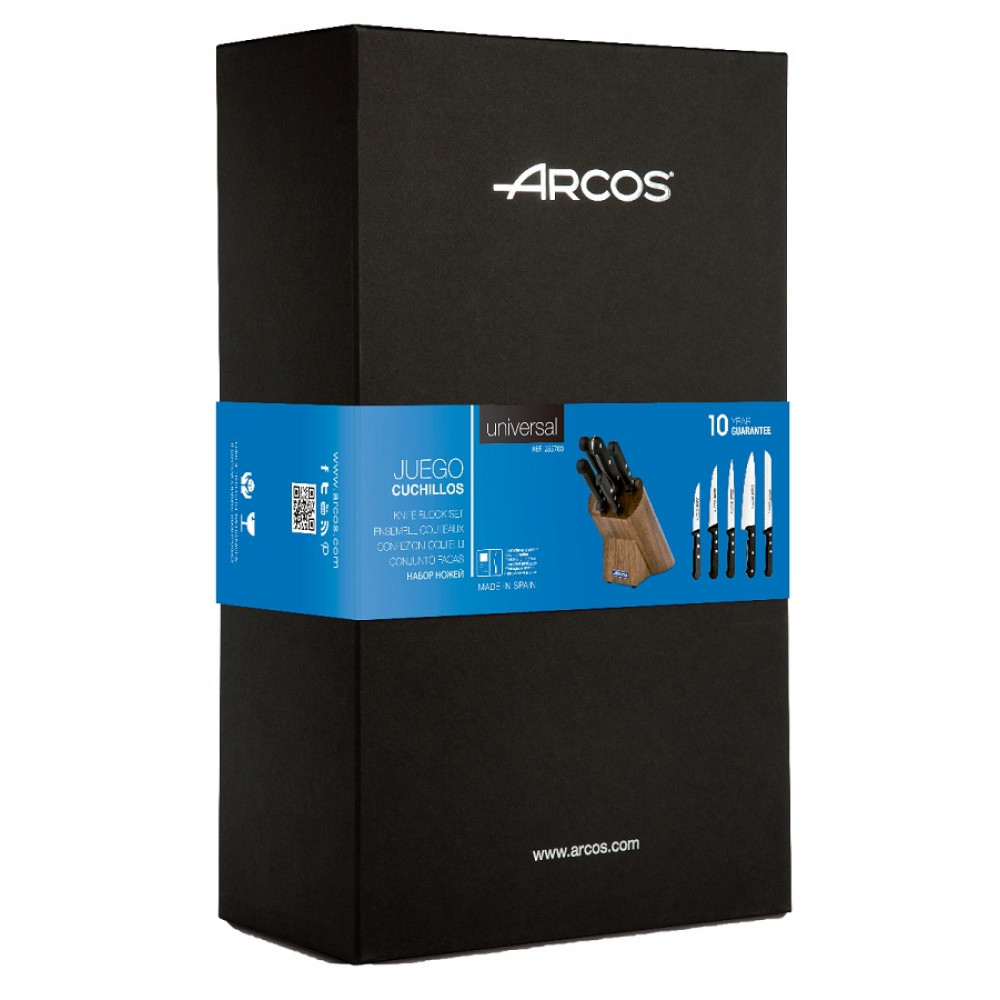 Набір ножів із 5-ти предметів з підставкою Universal Arcos  (285700)