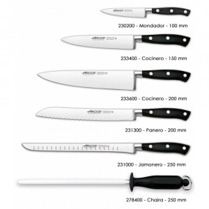 Набор ножей из 6-ти предметов с подставкой Riviera Arcos  (234200)