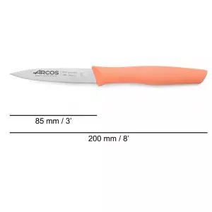 Нож для чистки овощей 85 мм коралловый Nova Arcos  188578