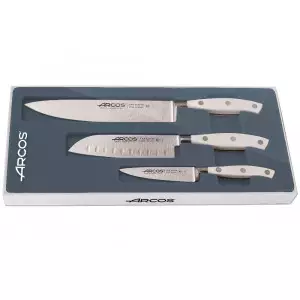 Набор ножей из 3-х предметов Riviera White Arcos  807610
