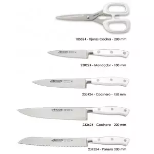 Набор ножей из 5-ти предметов с подставко, серия Riviera White Arcos  234524